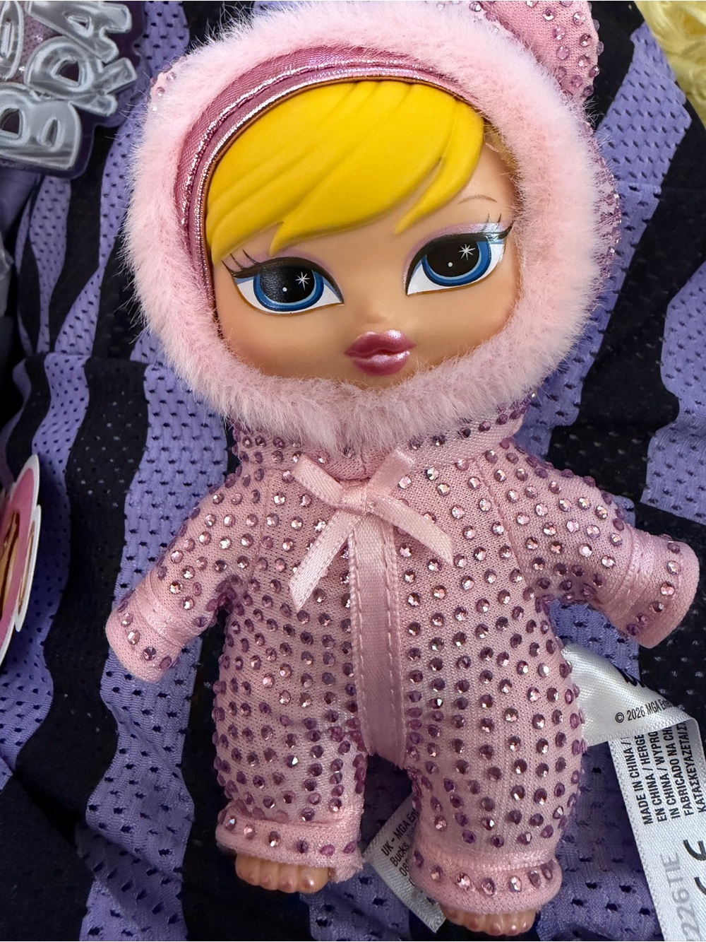 Cloe plush keychain from the Bratz Bratziez Bling Seriez